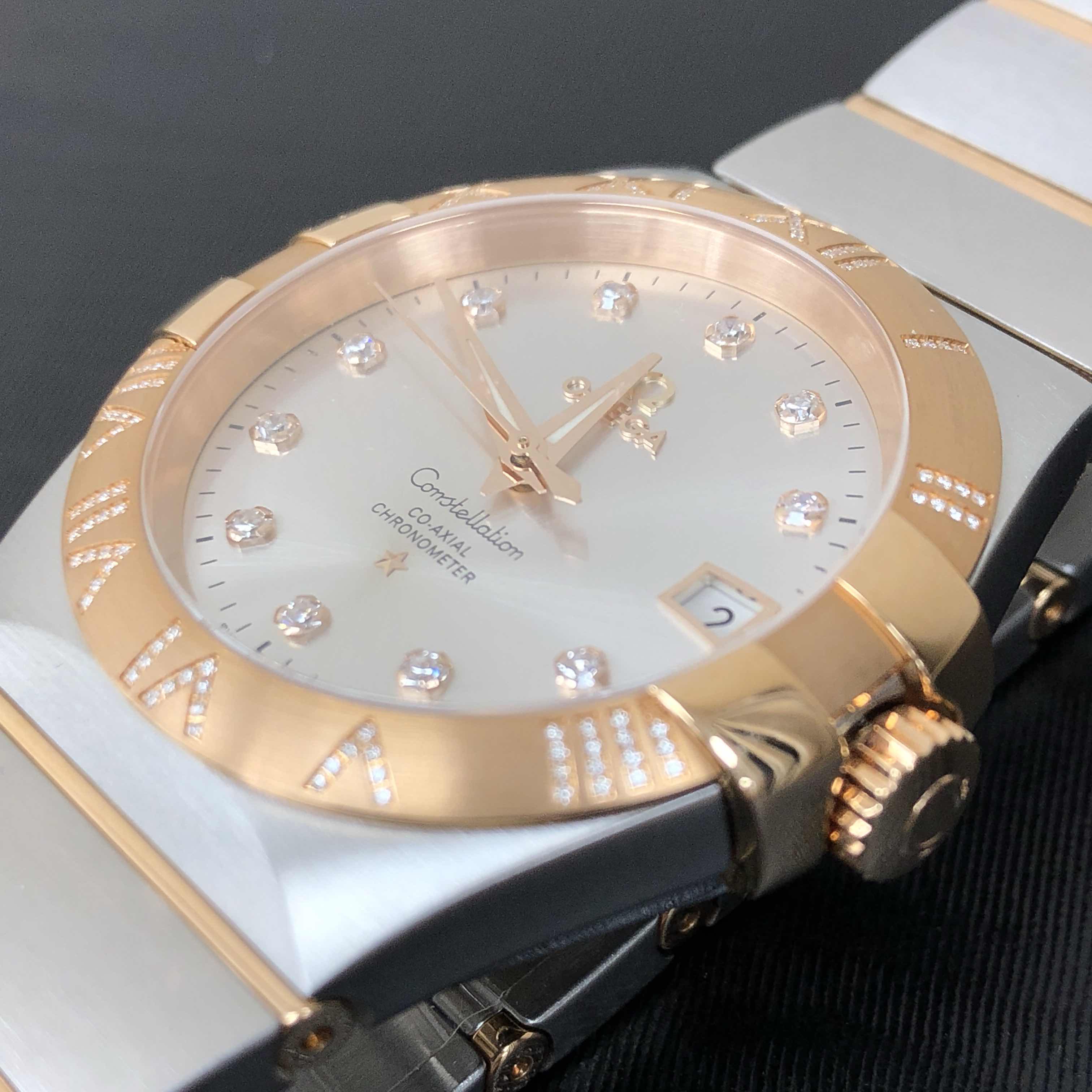 NEW OMEGA CONSTELLATION 123.25.35.20.52.003 8