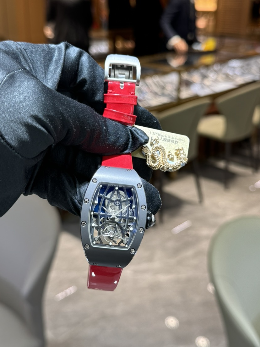 NEW RICHARD MILLE LADYBIRD RM74-01-TI-CE 8